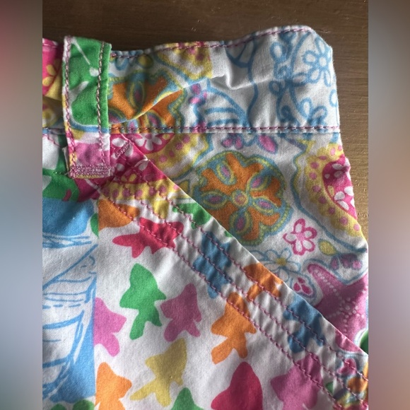 EUC. Girls 10. Lilly Pulitzer multicolor Patchwork “Callahan” Skort - Picture 7 of 8